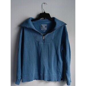C&C California Blue Quarter-Zip Pullover Sweatshirt